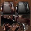 Classic Business Leather Man Bag With Soft Pu Leather And Adjustable Straps