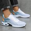 Herrenschuhe, Herren-Freizeitschuhe, atmungsaktives Mesh, luftgepolstert, weich besohlt, farblich abgesetzte modische Sportschuhe