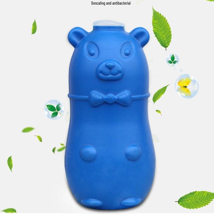 Little Bear Blue Bubble Toilet Cleaner: Eliminates Odor, Removes Urine Scale, Deodorizes, and Cleans Bathroom Toilets.