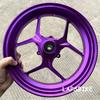 10*2.15-inch CNC Single Disc Brake Aluminum Wheel Motorcycle Front Rim For RSZ CUXi Niu Ninebot Universal Front Wheel Modified
