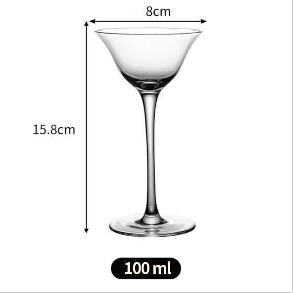 100ml Martini Goblet Cup Japanese Kimura Series Crystal Cocktail Glasses Clear Flying Saucer Juice Glass Drinkware Dropshipping 100ml