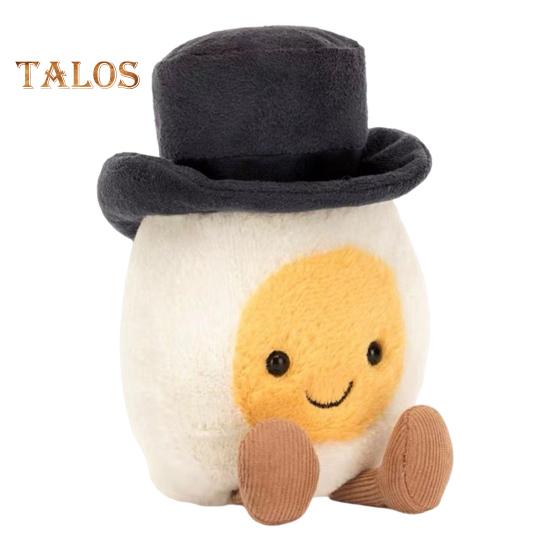 

Очаровательные куклы-яйца, мягкая игрушка в виде счастливого вареного яйца, милые мягкие игрушки размером 5,5 дюймов, плюшевые куклы в стиле «еда», забавная идея подарка для всех возрастов 14cm B