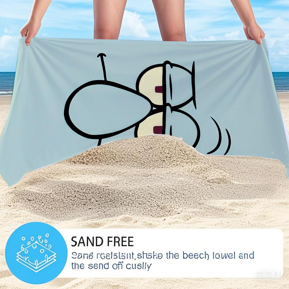 SpongeBob and Patrick Star Quick Drying Bath Towel Microfiber beach towel light weight swimming camping yoga beach out