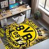 Borussia DortmundBVB Pattern Rug, Indoor/Outdoor Mat, for Picnic, Gameroom, Bedroom, Office, Living Room, Home Decor Carpet, Birthday Gift