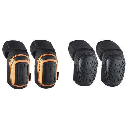1 Pair Construction Knee Pads Heavy Duty Thick Foam Adjustable Strap Non-slip Professional Outdoor Gardening Work Roofing Flooring Knee Guards
