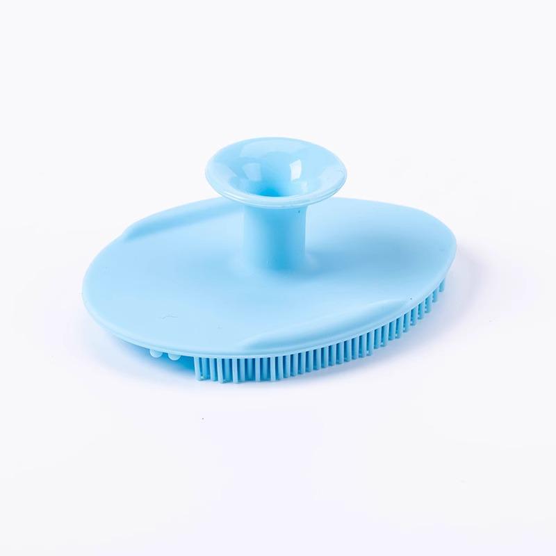 Soft Silicone Facial Cleansing Brush with Massage Tip for Nose and Pores - Makeup Remover and Baby Shampoo Brush