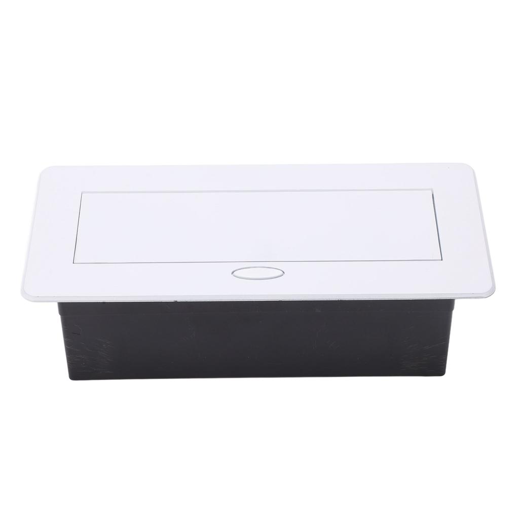 Power Socket Recessed Bounce Design Power Strip Embedded Desktop Outlet for Office School