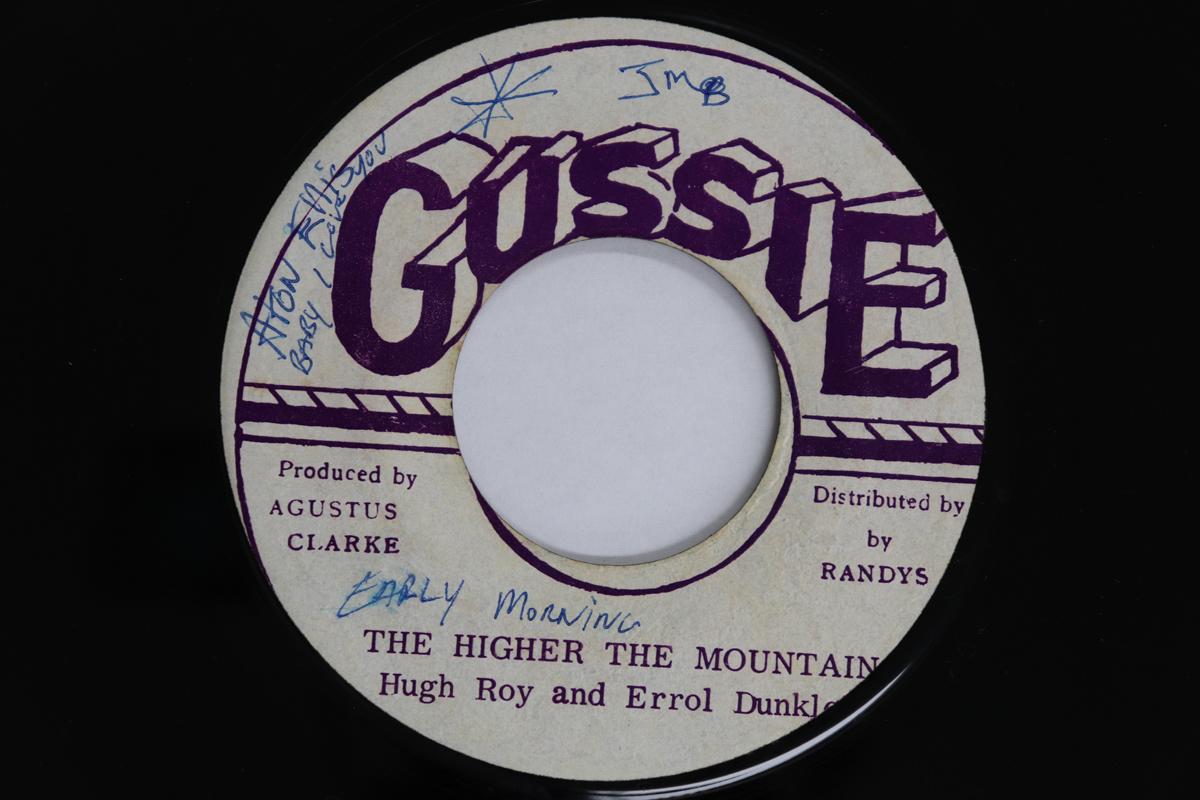 

7inch Record U-ROY & ERROL DUNKLEY - The Higher The Mountain none Gussie 1973 Jamaica Reggae, Ska & Dub Used