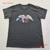 American Outdoorsunisex Bald Eagle Blue Cotton Blend T Shirt Unisexs L Vintage Unisex Soft Top For Everyday Wear Streetwear