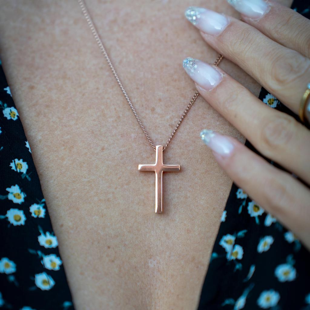SERASAR Necklace Rose Gold Stainless Steel 18 Carat