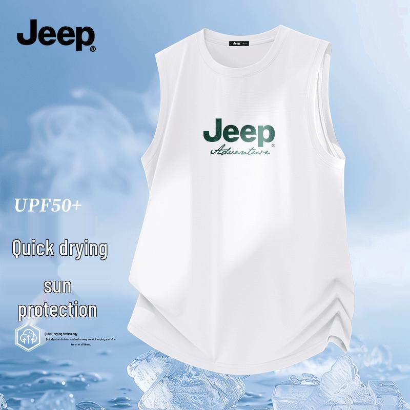 JEEP Men's 2026 Summer Ice Silk Breathable Sports Vest