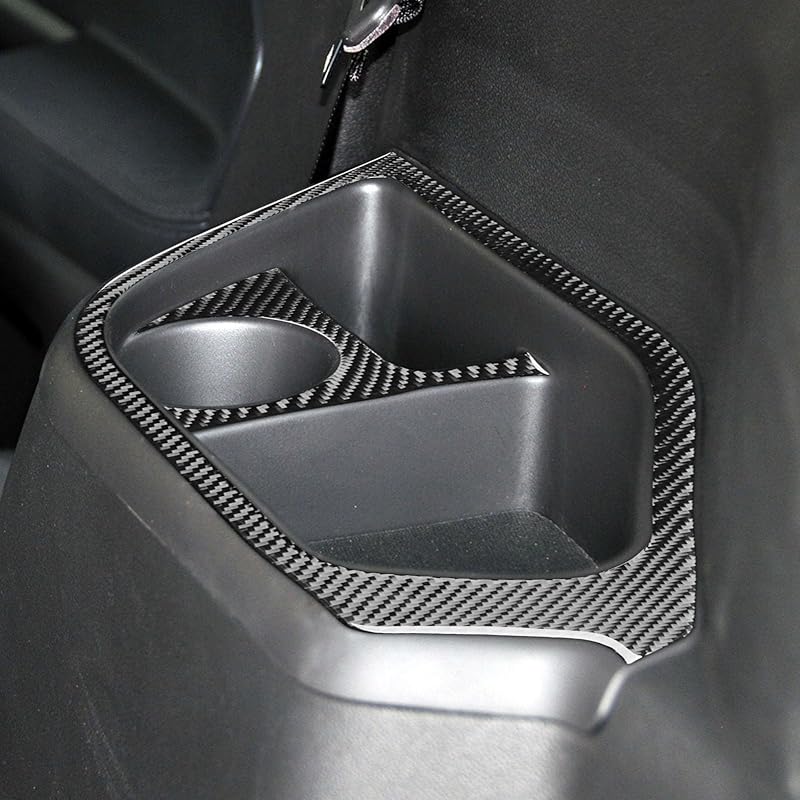 Real Carbon Fiber Dashboard Side Air Vent Cover AC Outlet Trim Interior Compatible with Ford Explorer 2011 2012 2013 2014 2015 Accessories
