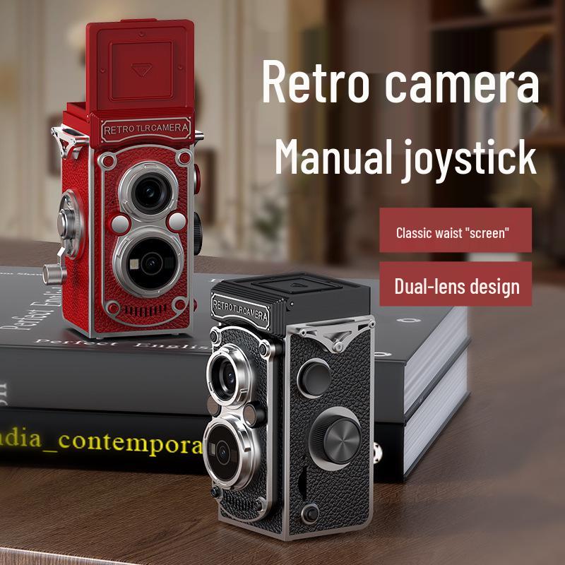 Vintage Hand-Crank Student Vlog Camera
