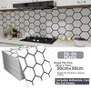 10PCS/Set 30x30CM Self Adhesive Wall Stickers Waterproof Peel And Stick Tile Backsplash