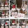 Ornament Christmas Elderly Pinecone Calendar Elderly Xmas Countdown Garnish