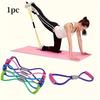 Figure 8 Fitness Resistance Band with Anti-slip Handle Portable Men Women Arm Shoulder Stretch Strength Training Exercise Elastic Strap Tension Rope