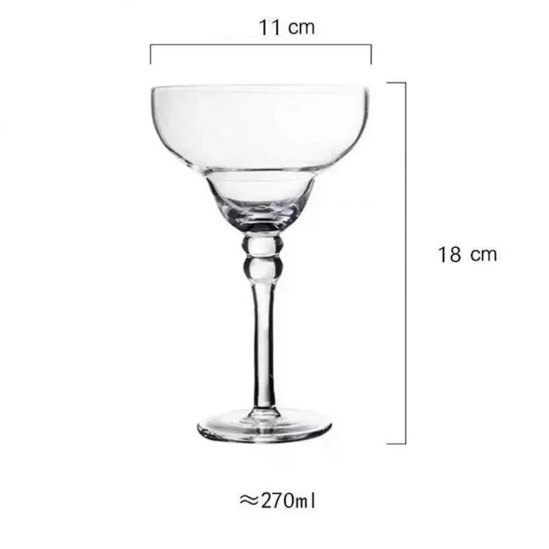 270ml Δημιουργικά Ποτήρια Κρασιού Margarita Χειροποίητα Πολύχρωμο Ποτήρι Κοκτέιλ Ευρώπη Ποτήρι Γοβάκι Ποτήρι Σαμπάνιας Δημιουργικό Ποτήρι Κρασιού Μπαρ
