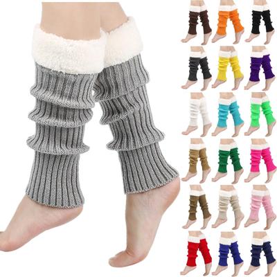 Women's Velvet Warm Knitted Socks Foot Covers Pile Socks Leg Covers And Warm Foot Covers Leg Warmers