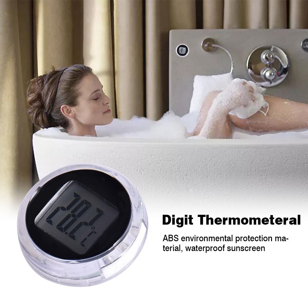 Mini waterproof Car Temperature Meter motorcycle Digital Thermometer Gauge Adhesive Pocket Thermometers for Motorbikes Bathroom