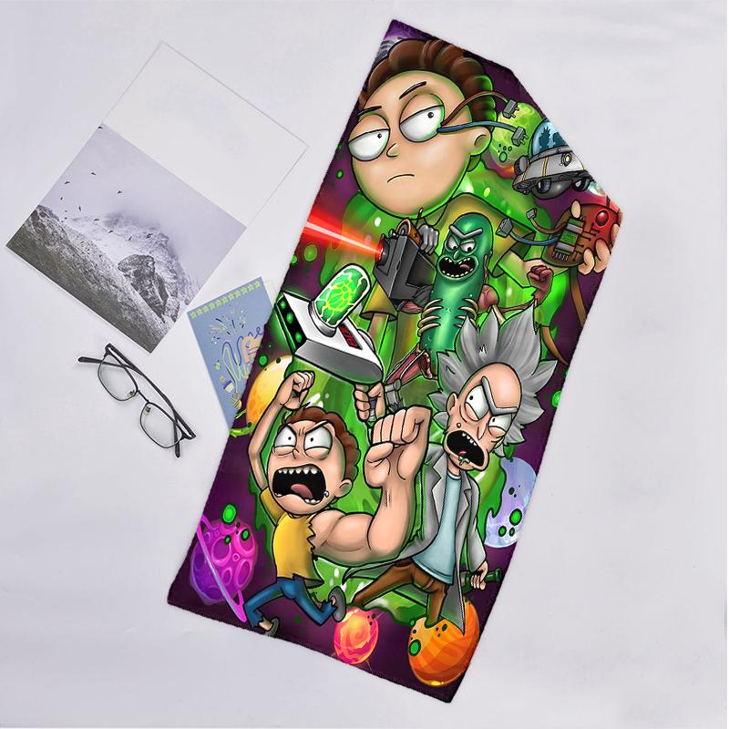 Rick Morty Fashion Beach Towel: Ideal for Summer Adventures Soft, absorbent and quick drying suitable for swimming and bathing