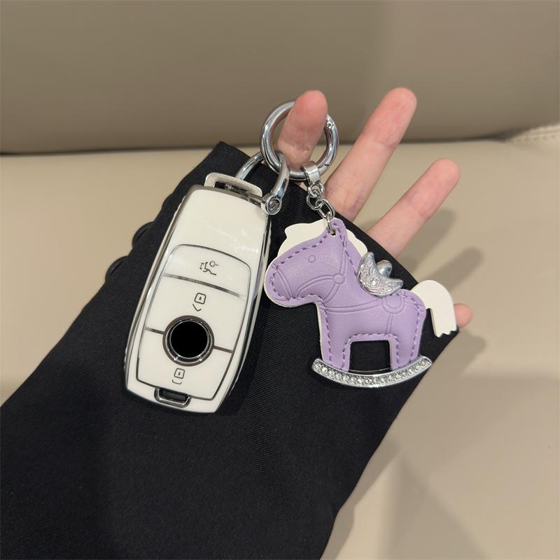TPU Car Key Case Cover Shell Fob For Mercedes Benz A C E S G Class GLC CLE GL CLA GLB GLS W177 W205 W212 W213 W463 W222 X167 AMG