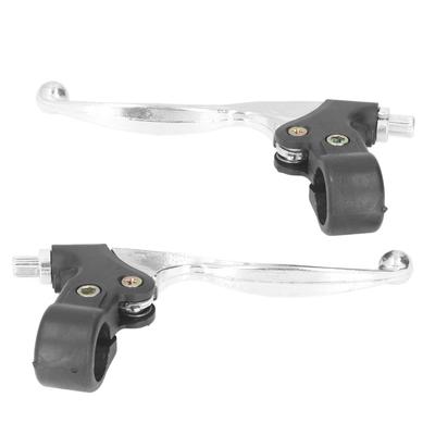 Leva del freno 2 pezzi da 22 mm sinistra destra in lega di alluminio per mini moto da cross ATV da 47 cc e 49 cc