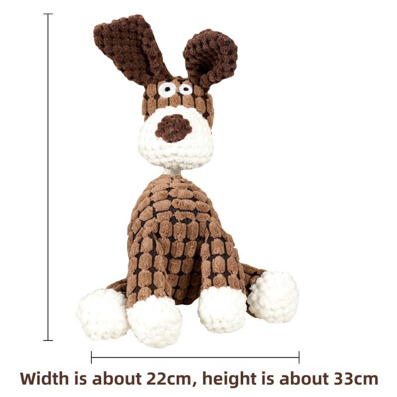 

Игрушки для домашних собак из хлопковой веревки, устойчивые к прорезыванию зубов и укусам, плюшевые интерактивные игрушки для кошек и товары для собак коричневый