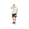 Li-Ning X Marvel Wade Series Letter Print Logo Solid Color Straight Casual Shorts Men Bottoms Black AAPS057-1