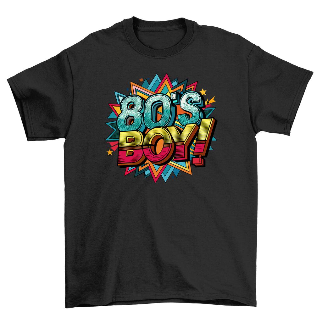 Retro_81 - Blast from the Past! 80s Boy Unisex Funny T-Shirt Mens Womens Tees Top. Nostalgic Feel wit