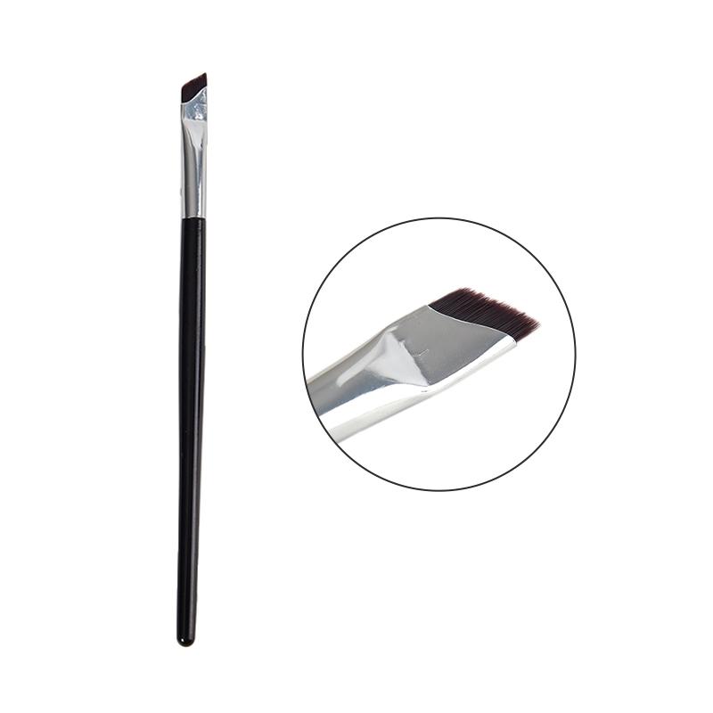 

1 шт. кисть для макияжа в форме лезвия, скошенная тонкая кисть для бровей, плоская тонкая кисть для подводки, профессиональный инструмент для макияжа глаз и бровей