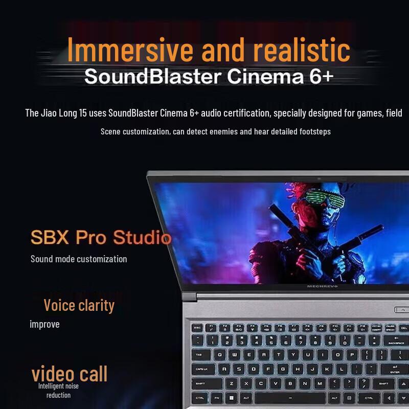MECHREVO Wing Dragon 16 Pro Gaming Laptop (Ryzen 7, RTX 4050) (CN version)