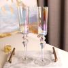 Champagne Flutes Beer Glass Goblet Crystal Sparkling Wine Glass Gift for Adults