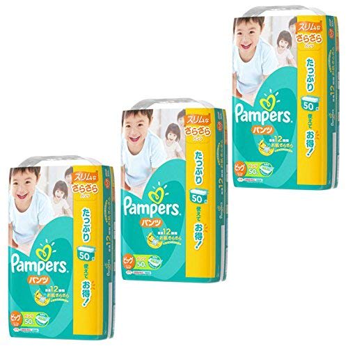 

P&G Pampers Smooth Care Pants Ultra Jumbo Big 50 Pieces [Set of 3 (Sold in Case)]