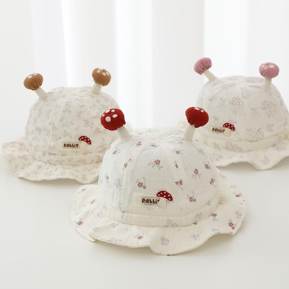 Cotton Baby Bonnet Sun Protection Baby Sun Hat Cute Fisherman Hat  Spring Summer