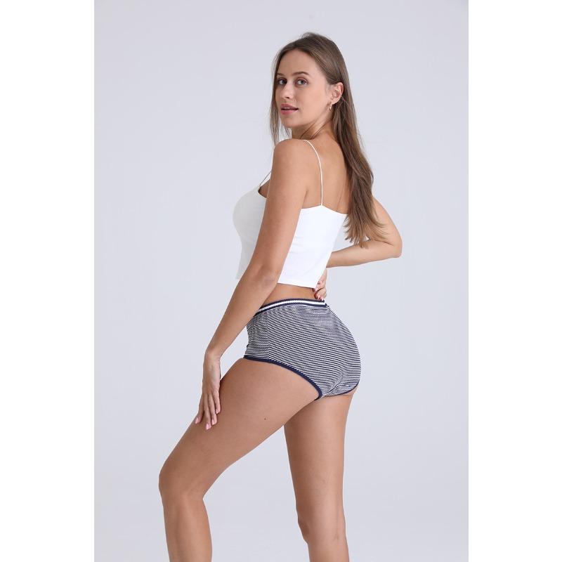 Termounderkläder Plus Size Trosor Dam Mellanhöga Trosor Tjocka Triangelbyxor för Kvinnor