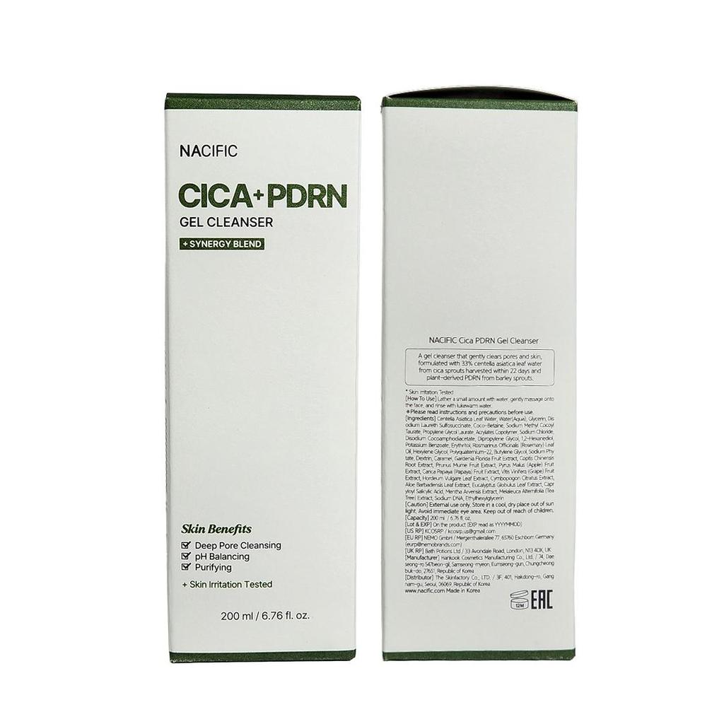 NACIFIC CICA PDRN Čisticí gel na obličej 200 ml