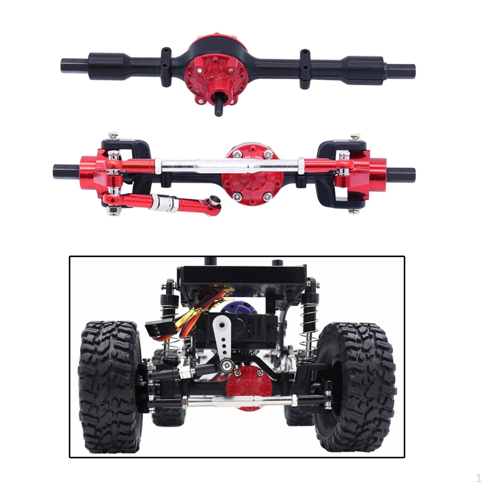 

1/16 Front and Rear Axle Set Accessory Hobby Car DIY Accs for C14 B36 C24 Style C