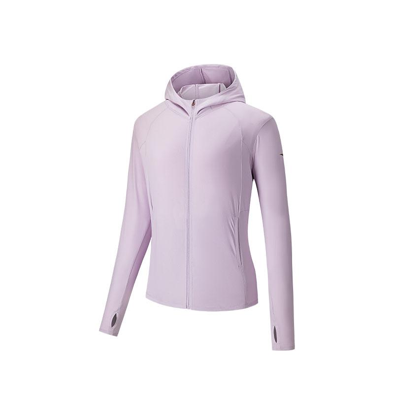 

Anta Training Series Simple Solid Color Hooded Zipper Long Sleeve Lightweight Breathable Quick-Dry UV Protection Sun Protection 162527707-5 XL