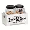 Wooden Pet Food & Toy Storage Box