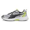 Puma Morphic kulatá špička šněrovací tlumení nárazů protiskluzové odolné nízké běžecké boty Pánské tenisky Bílá Stříbrná 395919-02