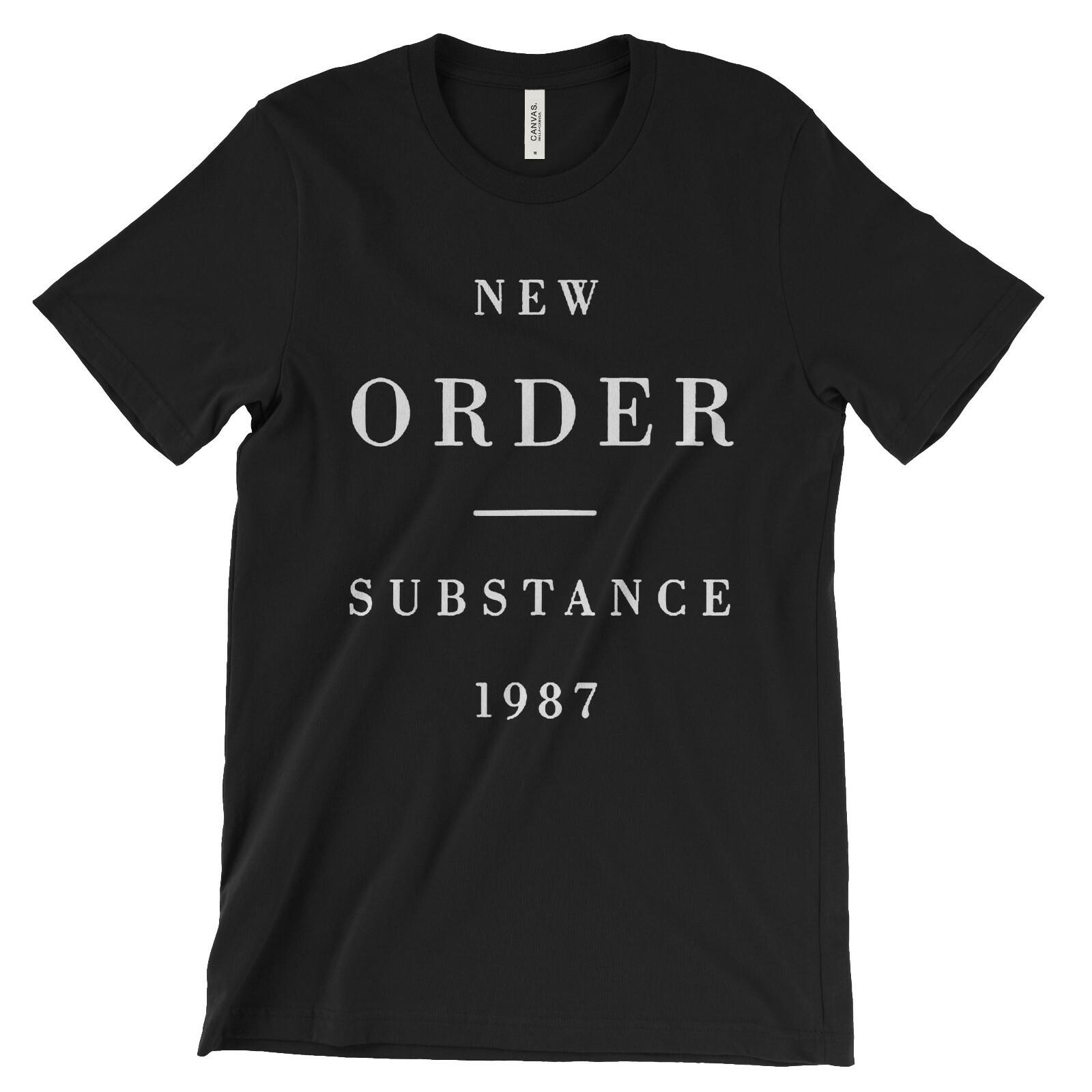 

26 New Order Substance 1987 Футболка 80-х синт-рок новая волна Blue Monday Bizarre Унисекс Футболка XXL