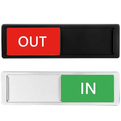 Office Door Sign In Out Office Sign for Door Magnetic Slider Door Sign for School Hotel Hospital Conference Room Decors