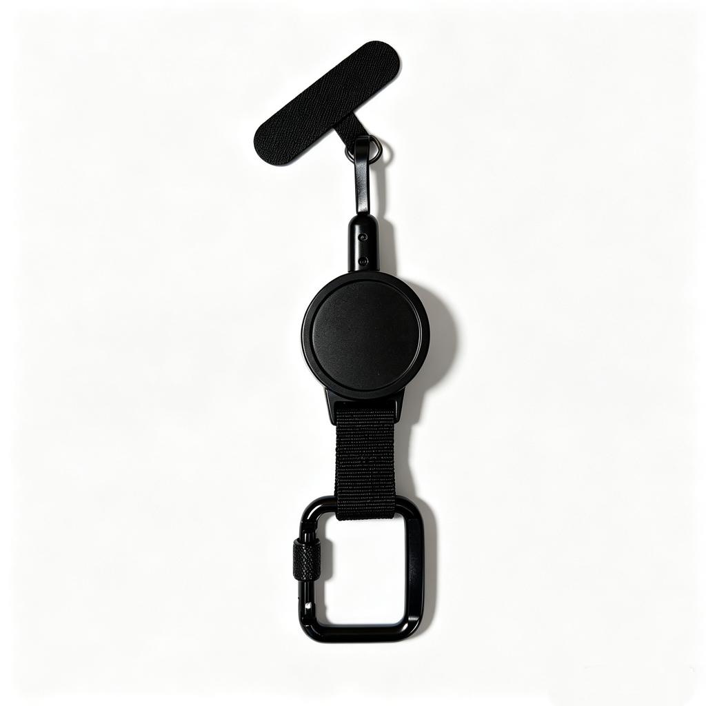 Adjustable Anti Theft Retractable Phone Mount Smartphone Lanyard With Clip Fall Arrest Harness For Hiking Biking Rock Climbing