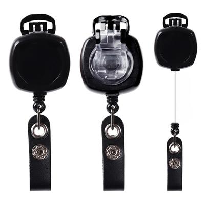 Fashionable Retractable Badge Reels 360° Rotatable Badge Reels Office Work Card Holder Outdoor Keychain Holder