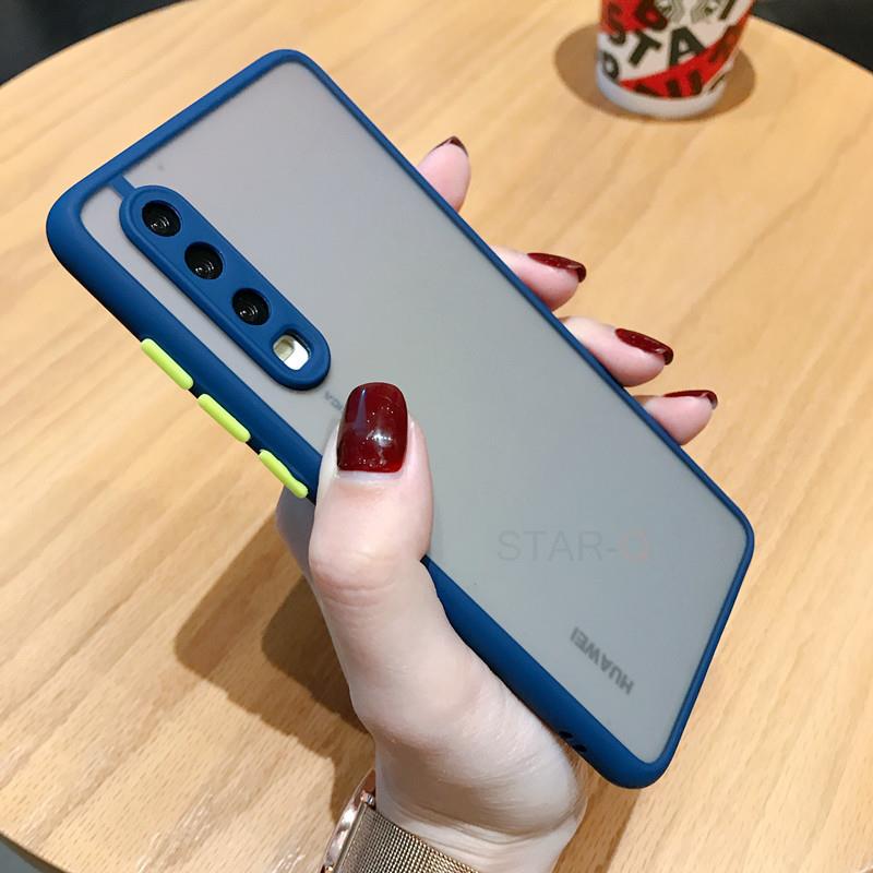 Matte Translucent Hard Case On For Samsung Galaxy A0 A7  A30 Shockproof Silicone Back Cover A 0 A0s A30s