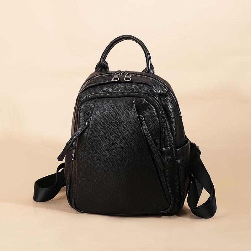 Dámský cestovní batoh Advanced Sense Bag Hovězí kůže Velkokapacitní batoh Vícevrstvý batoh