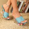 Sexy Keilabsatz 11CM High Heels Damenschuhe Automodell Laufsteg Pole Dance Schuhe Kristallsohle Hausschuhe