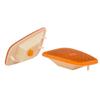 2Pcs For 97-06 Jeep Wrangler Fender Signal Parking Side Marker Light Lens Amber