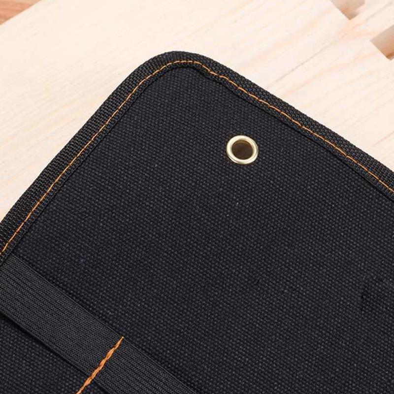Chisel Carrying Case Organizer Canvas Wrench Pouch For Cutter Hammer Gouges Carpenter Pocket Tool Roll Holder