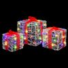 Gift Box with 60 LEDs 3 Pcs Multicolor 20 X 20 X 20 Cm Acrylic